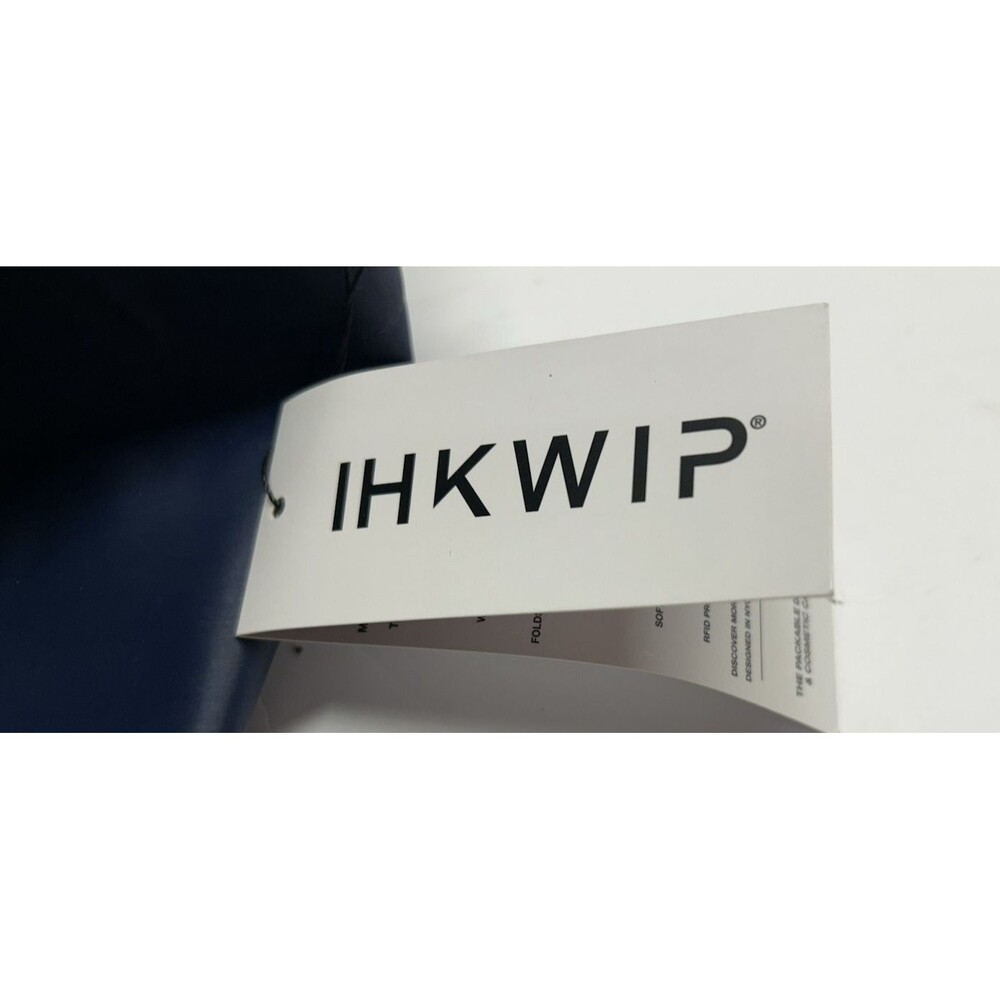 IHKWIP Packable Duffel Bag Navy Blue water repellent trolley sleeve new - Picture 4 of 12